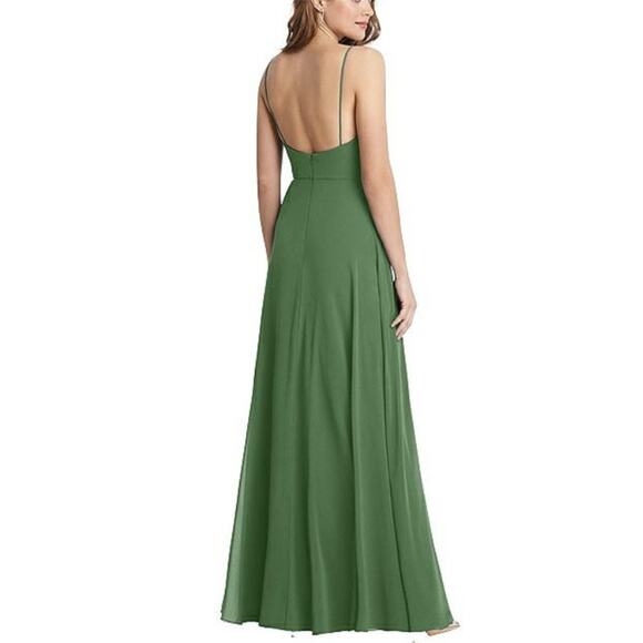 New ~ LOVELY NORDSTROM~ Square Neck Bridesmaid Dress 16R ~ Vineyard Green - Picture 8 of 8